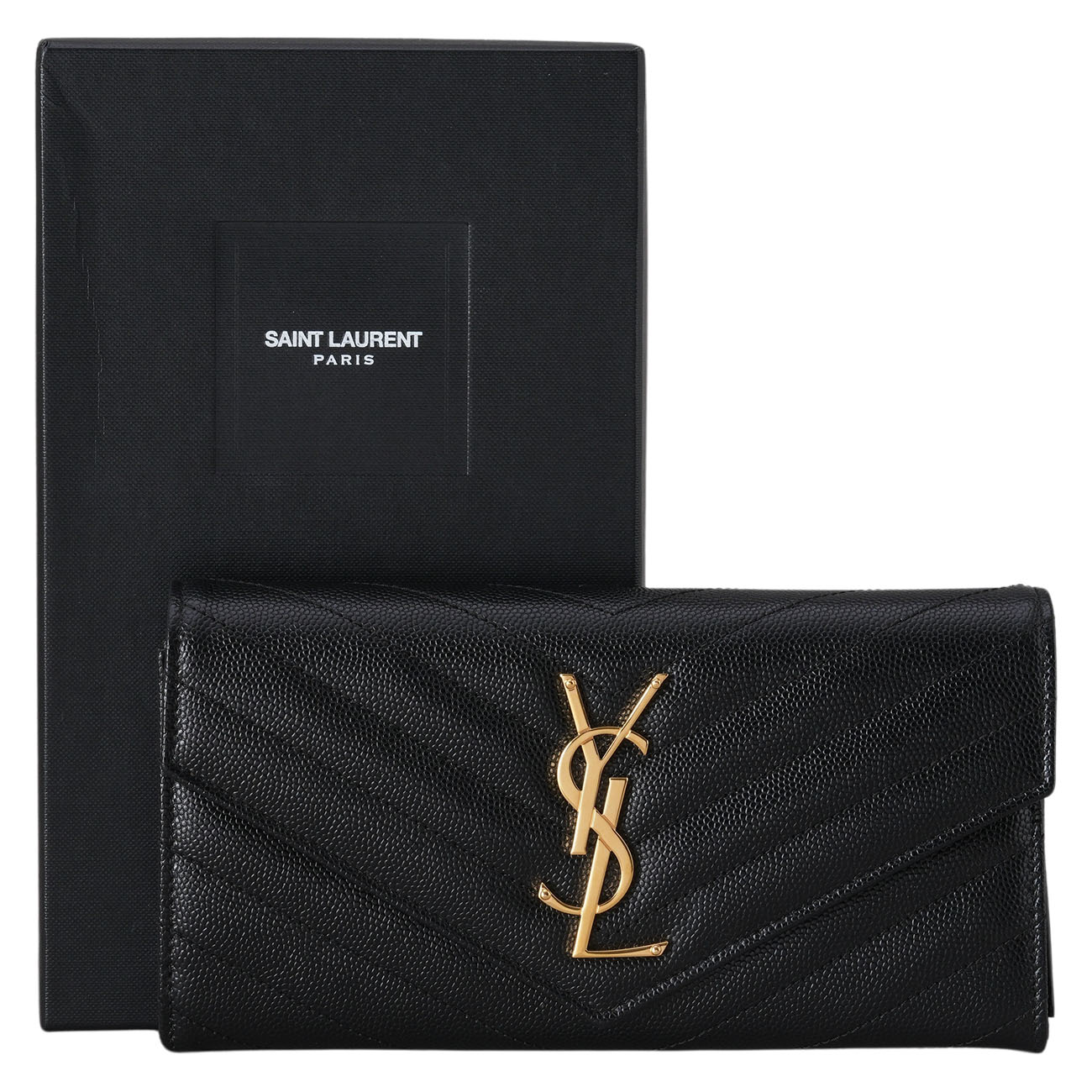 YVES SAINT LAURENT(USED)생로랑 358085 모노그램 장지갑